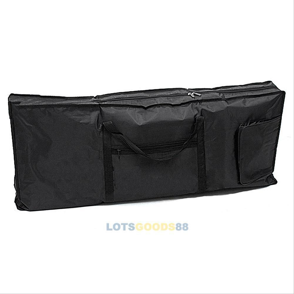 Protable 61 Key Piano Keyboard Case Bag Padded Electric Music Carry Oxford Cloth