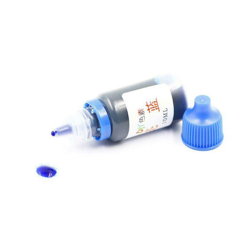 7 Pcs/set 10ml Dyeing Pigment Slime Crystal Mud Colorant Epoxy Crystal DIY