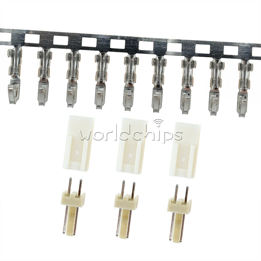 20PCS Lot KF2510-2P 2.54mm Pin Header + Terminal + Housing Connector Kit
