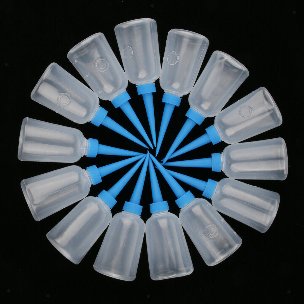 150ml Empty Applicator Glue Bottle Blue Tip - Paper Quilling DIY Craft 14pc