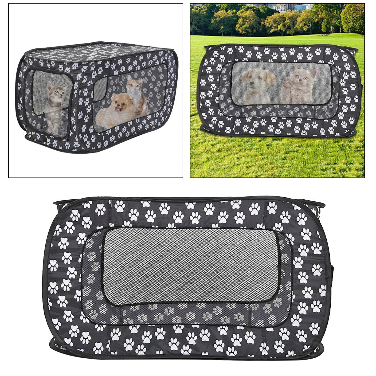 Folding Cat Carriers Dog Carrier Pet Carrier for Small Medium Cats Dogs Puppies
