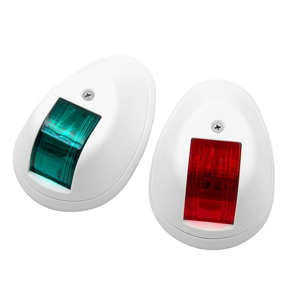 Nylon White Housing Red&Green 12V / 24V Navigation Light Safety Signal Lamp