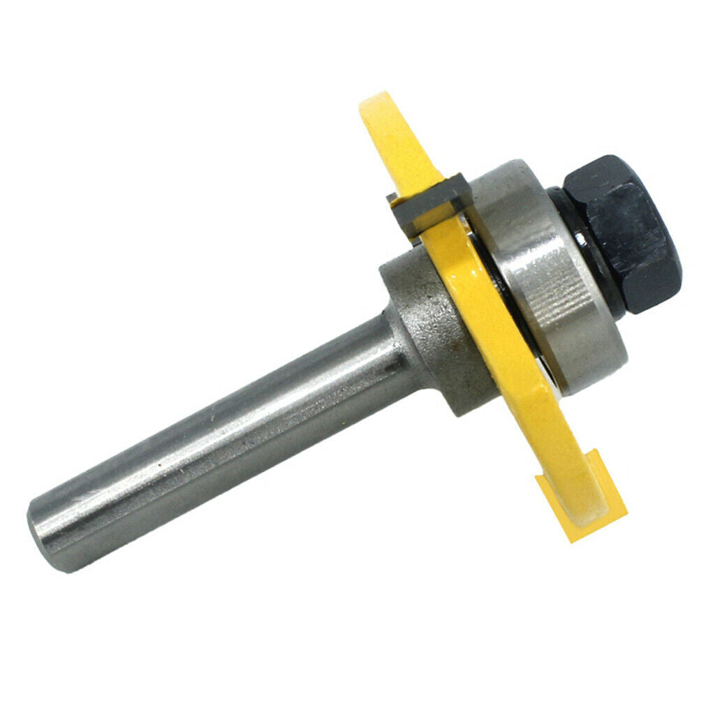 2 Pieces Router Bit Joint T Slot - 8mm Shank Milling Cutter for Cabinet Door