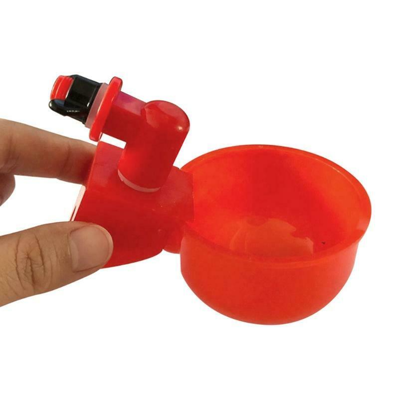 Automatic Chicken Waterer Drinking Cup Auto-fill Watering Kit for Poultry