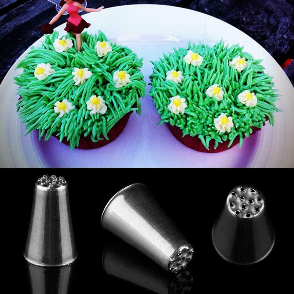Grass Baking Decorating Cupcake Cake Icing Piping Nozzles Tips Pastry Tools 2021