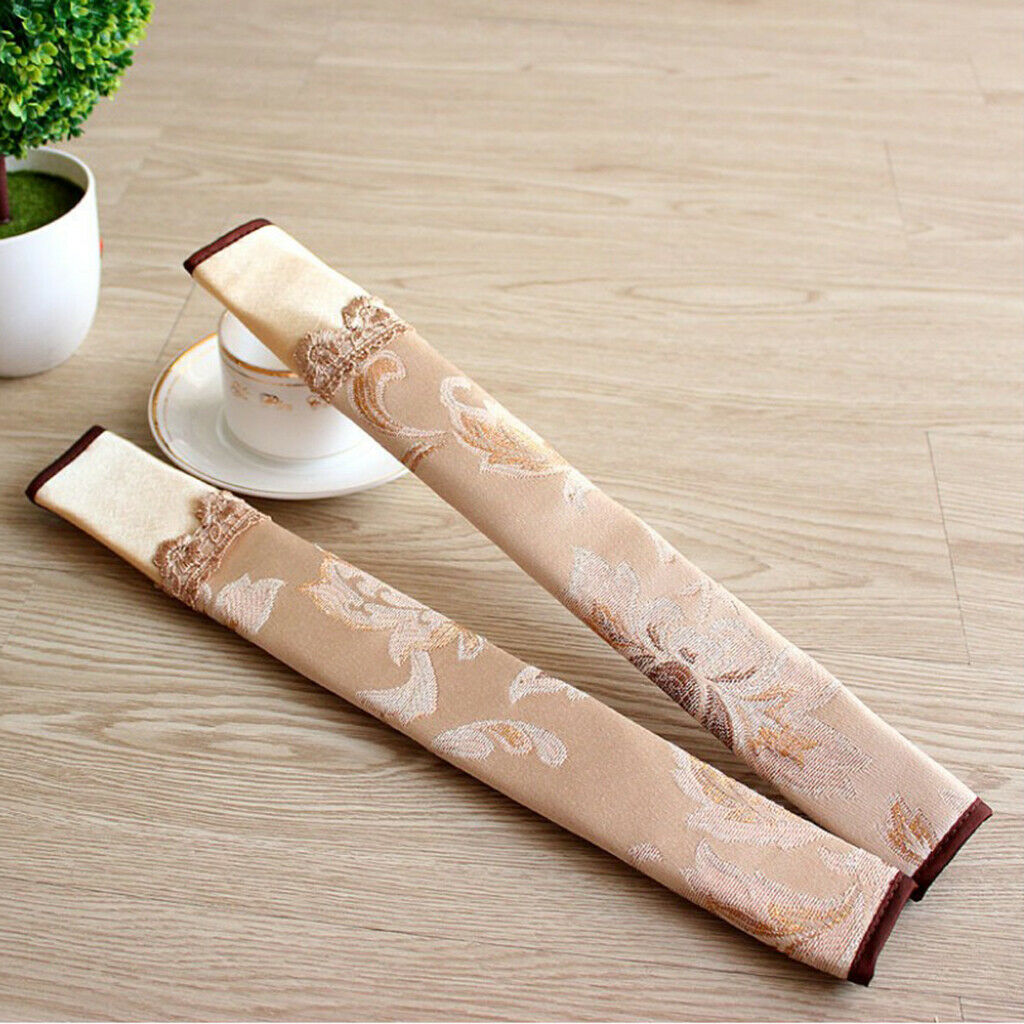 2 Set Refrigerator Door Handle Covers Handmade Decor Protector for Ovens,