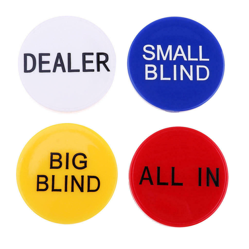 1 set of Pokerbottons large button diameter: approx. 5cm / 1.97 inches - white,