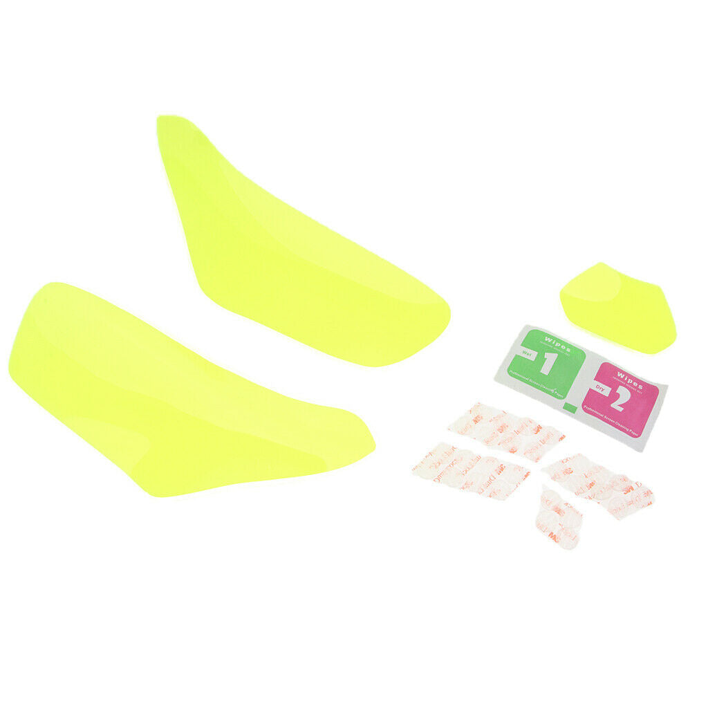 Yellow Front Headlight Lens Protection Screen