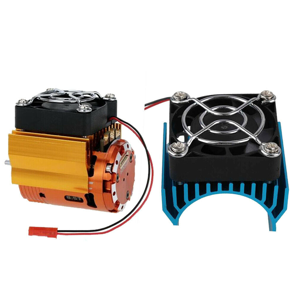540/550 Motor  Sink with 40mm Fan Cooling for RC 1:10 Car Pack of 2