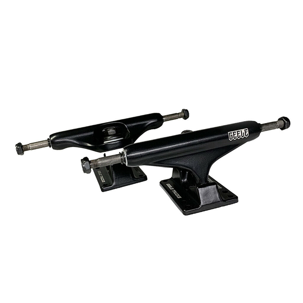 Pack of 2 Lightweight Skateboard Truck Durable Longboard Trucks 7cm Black