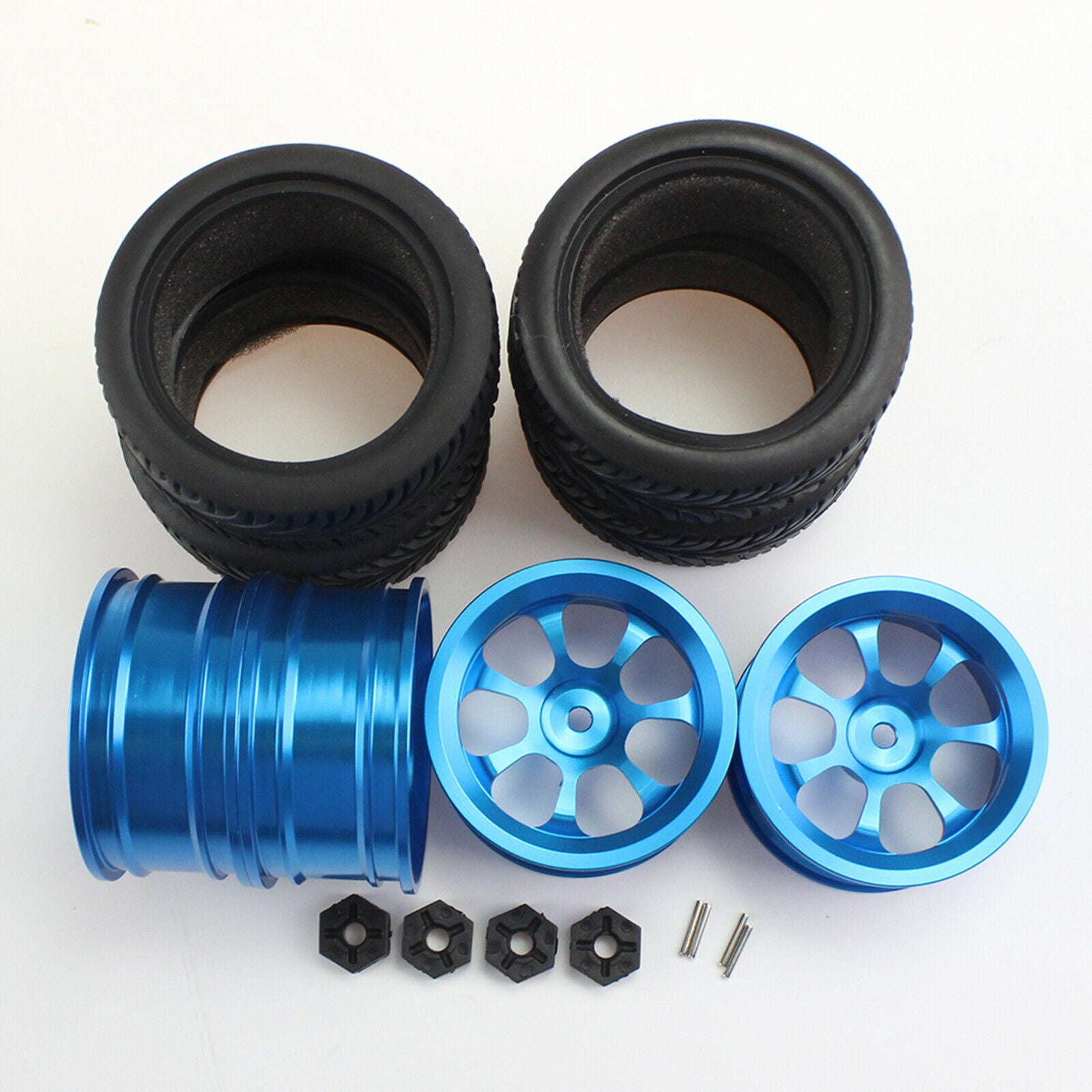 RC Metal Wheel Tires for WLTOYS 144001 RC Climbing Car DIY Parts Accessories