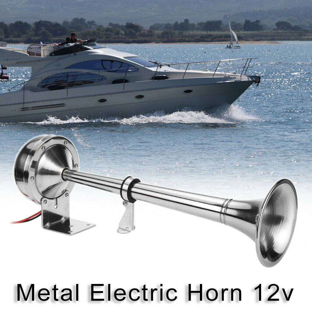 12v Marine Horn 125db Single Air Trumpet for Ship Lorry Premium Quality