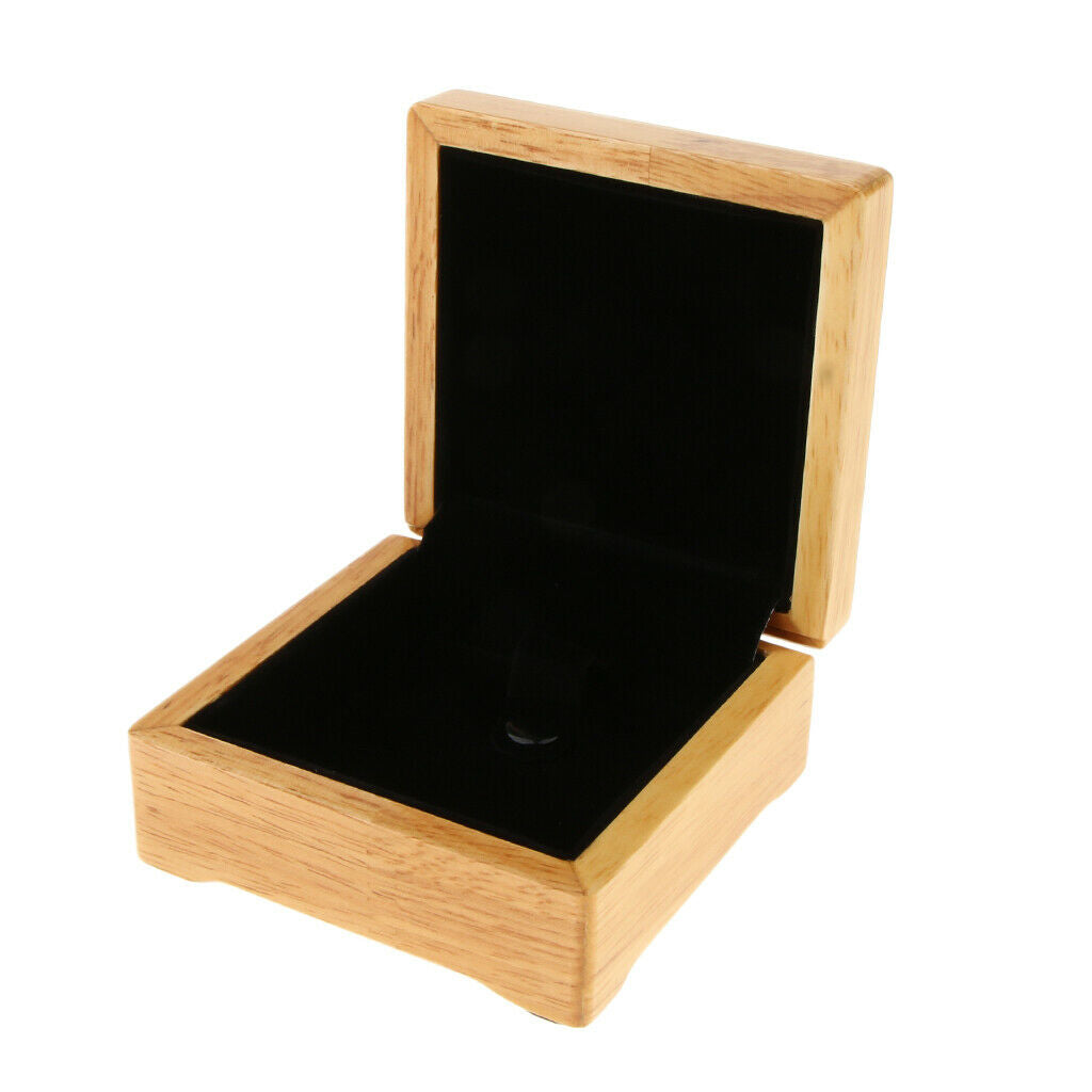 Square Wooden Bracelet Bangle Jewelry Storage Box Organizer Case 10x10x5cm