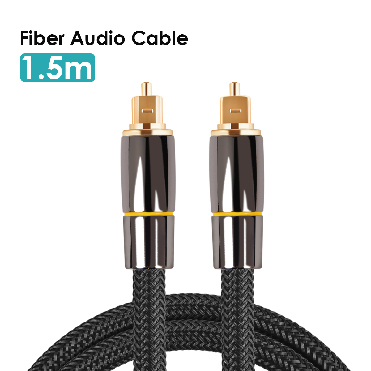 Digital Toslink Cable Audio Cable SPDIF Output Line 5.1 Channel Amplifier 1.5m