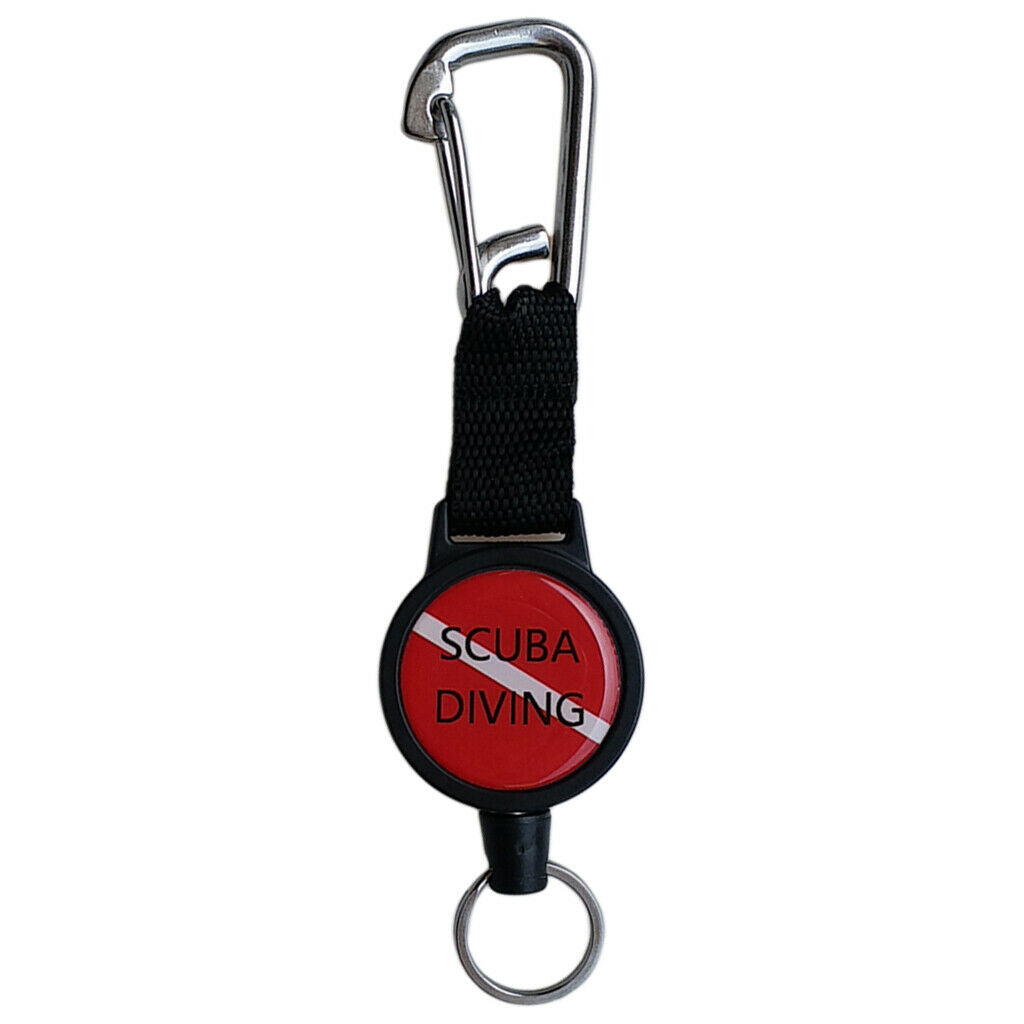 Solid Diving Dive Gear Retractor Dive Lanyard Regulator Holder Keeper Buckle