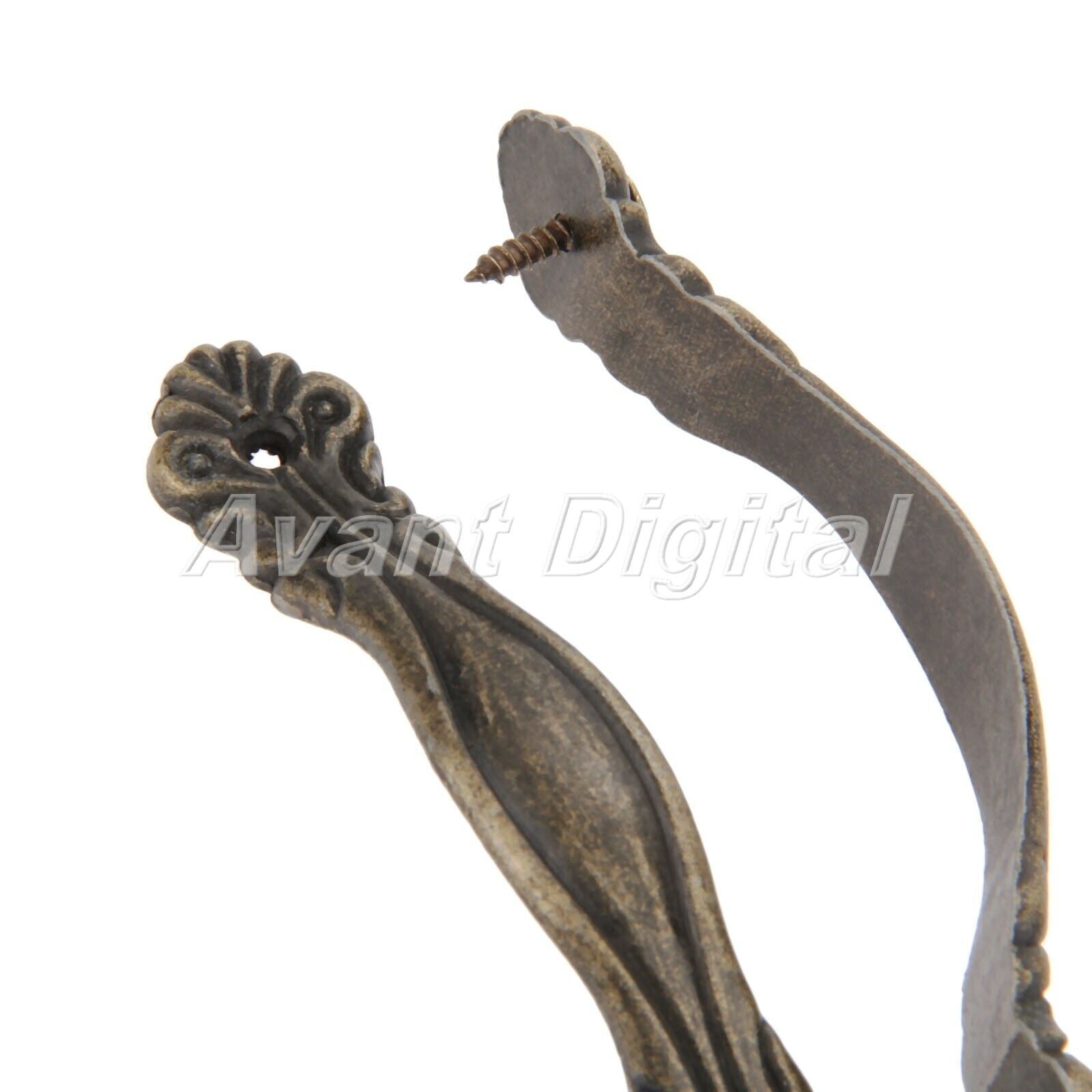 2pcs Elegant Furniture Door Knobs Cupboard Drawer Cabinet Pull Handles Hardware