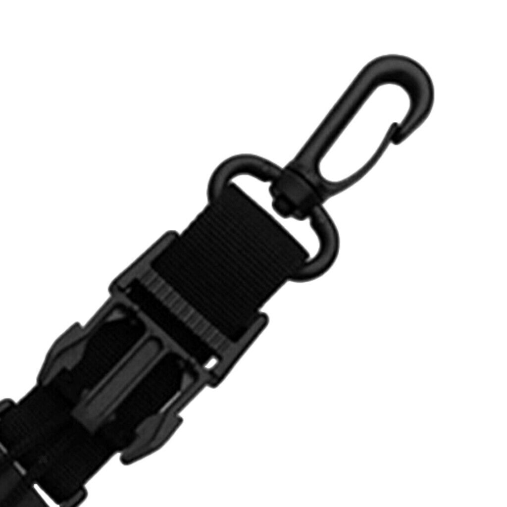Scuba Dive Light Camera BCD Lanyard with Quick Release Buckle Clip Black A
