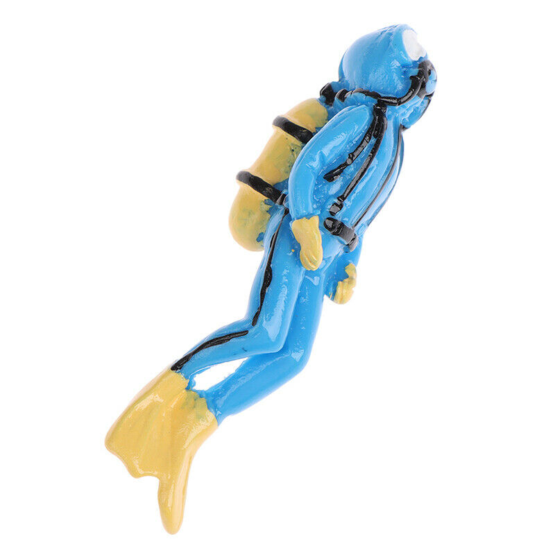 Treasure Hunter Diver Fish Tank Ornament Landscape Aquarium Decorati.l8