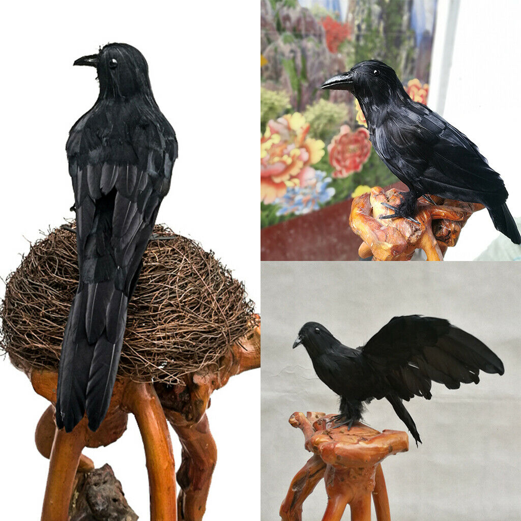 3pcs Artificial Woodland Realistic Bird for Garden Making