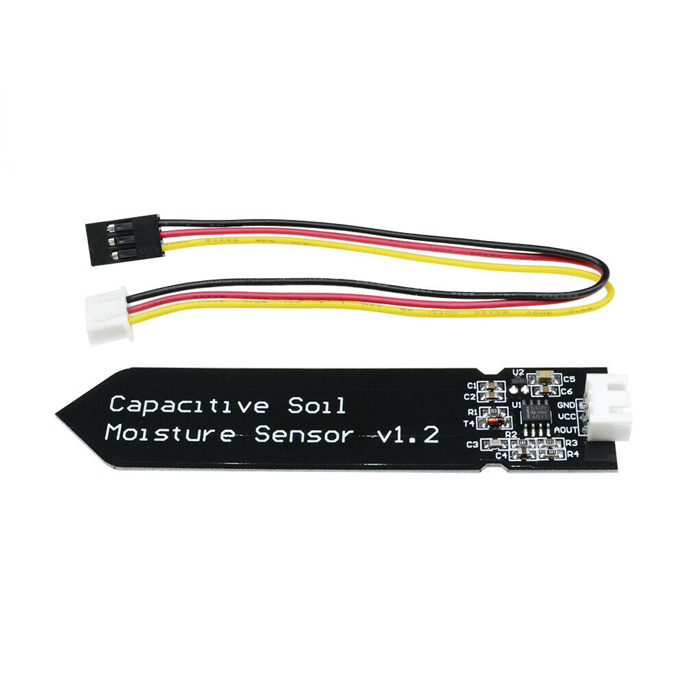 SeasBoat Analog Capacitive Soil Moisture Sensor V1.2 Corrosion Resistant + Cable