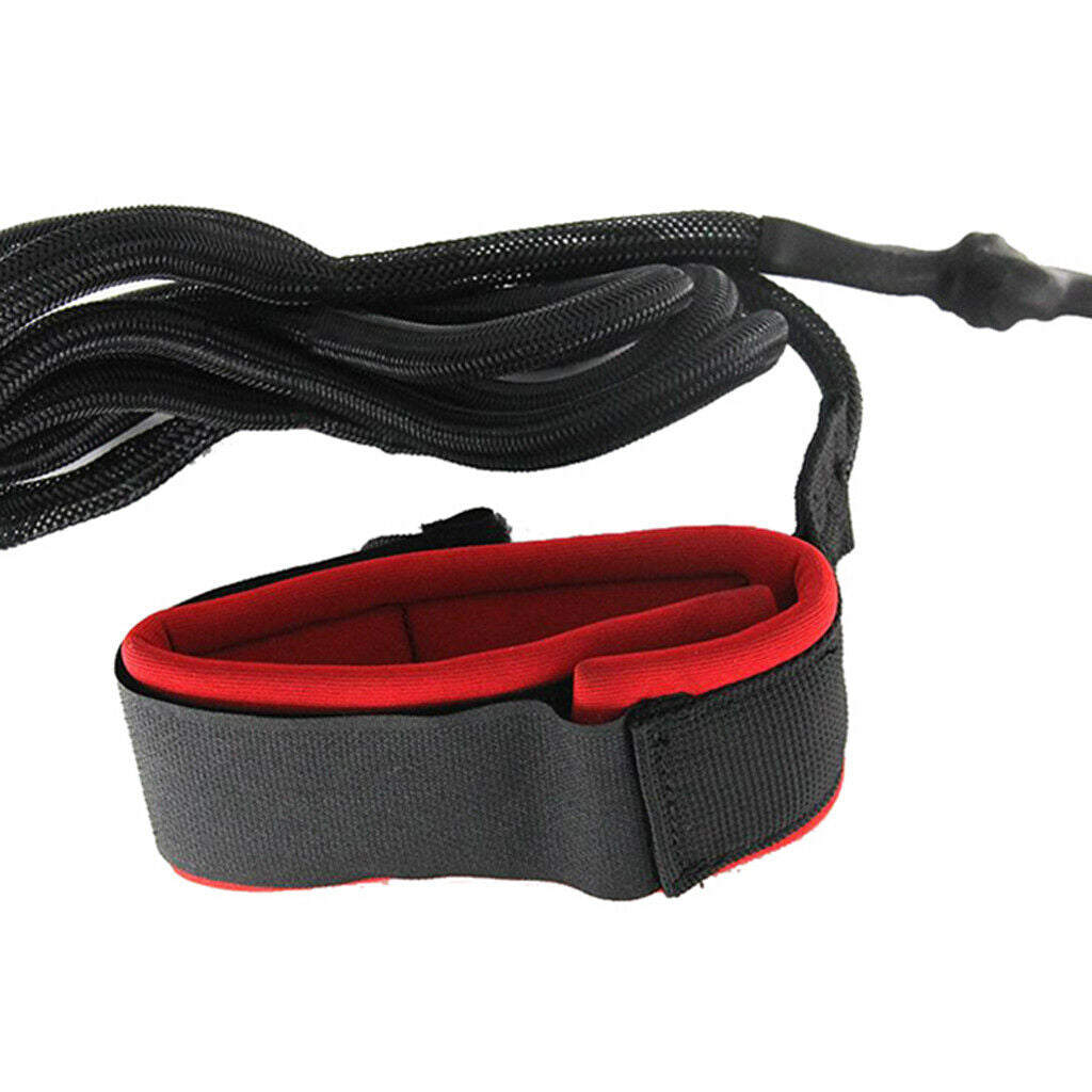 7ft Surfing SUPs Leash Ankle Wrist Surfboard Board Surfing Cord Tether Red