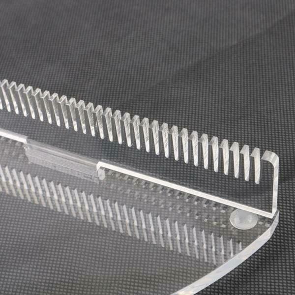 Clear Acrylic Hair Extensions Wefts Holder Display Rack Stand for Braiding