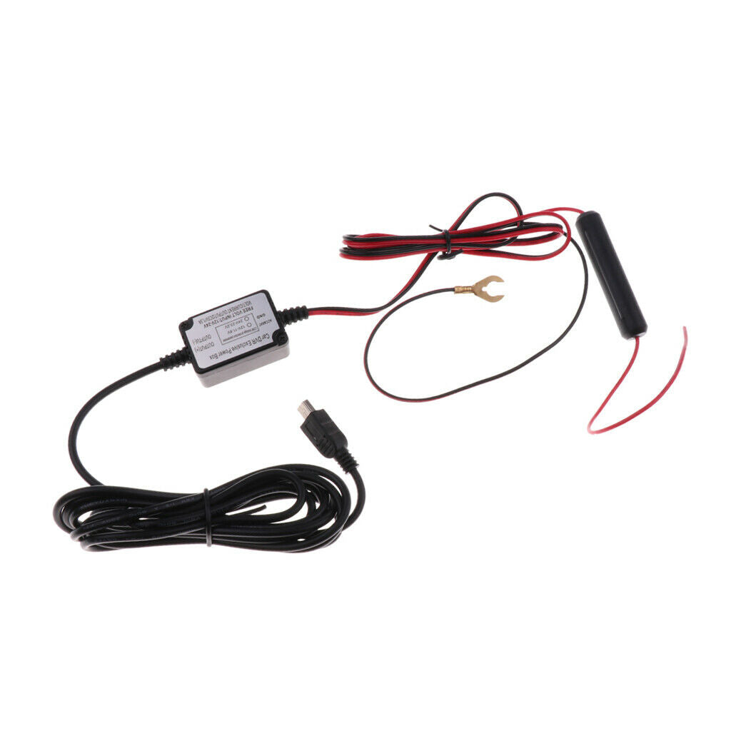 300cm Dash Cam Hardwire Kit DVR Car Chager for USB Mini 0806 0805 0803
