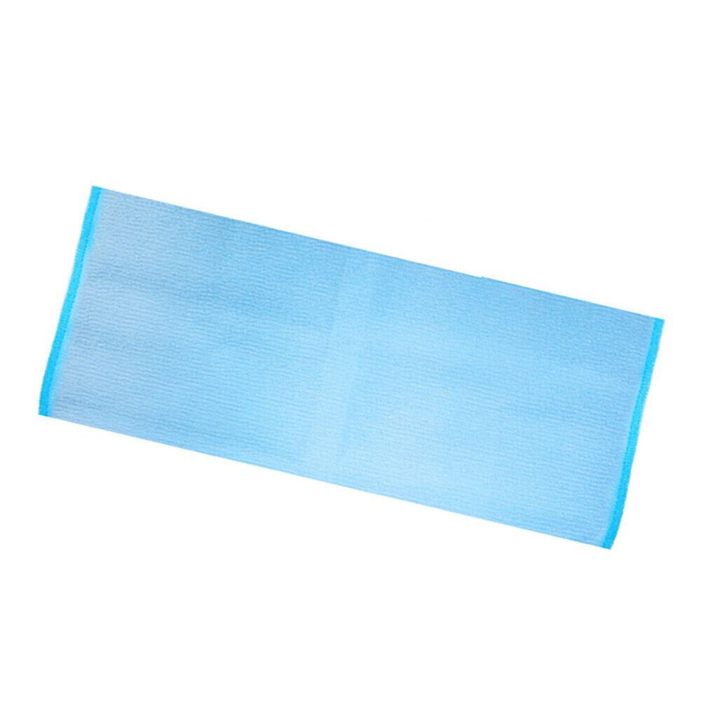 4 Pcs Long Exfoliating Back Strap Bath Cloth Spa Scrubber Body Clean Towel