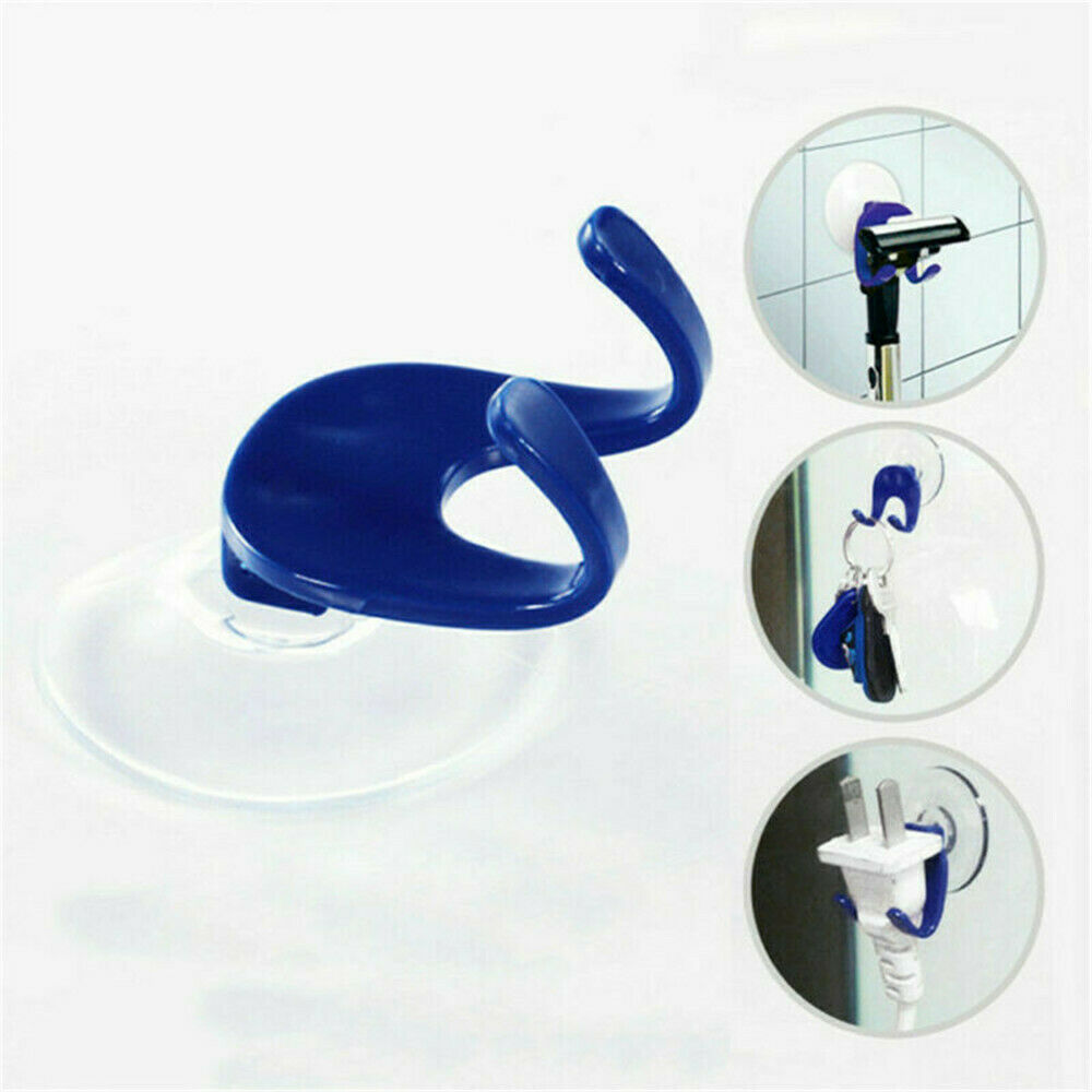 Newly Multifunction Home Kitchen Plastic Suction Cup Rack Stand Holder Wall Hook