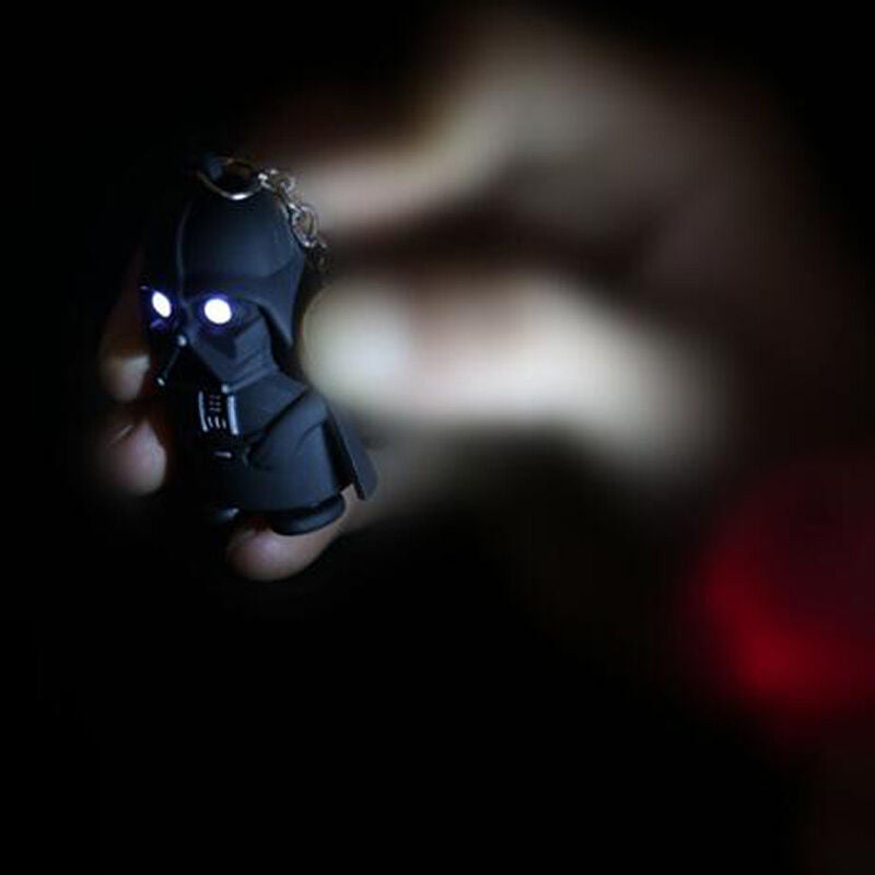 Star Wars Darth Vader Light Up LED With Sound Keyring Keychain Key Chain Gift
