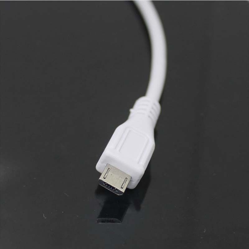 3.5mm Stereo Plug Jack to Micro USB 5 Pin Male M/M Adapter Convertor Audio Cable