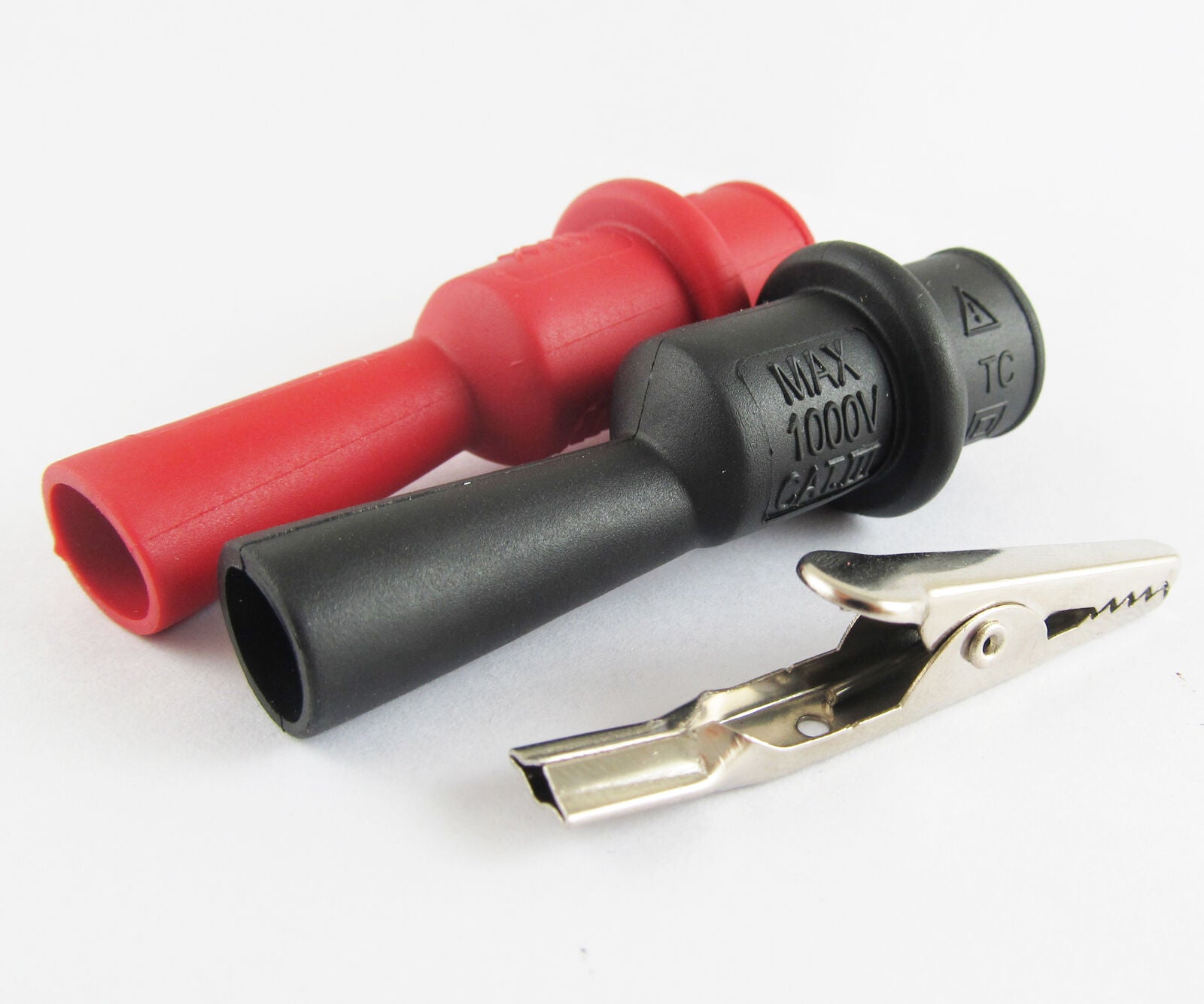 2pcs ultimeter Alligator Crocodile Test Clip clamp 1000V 10A For test probe New