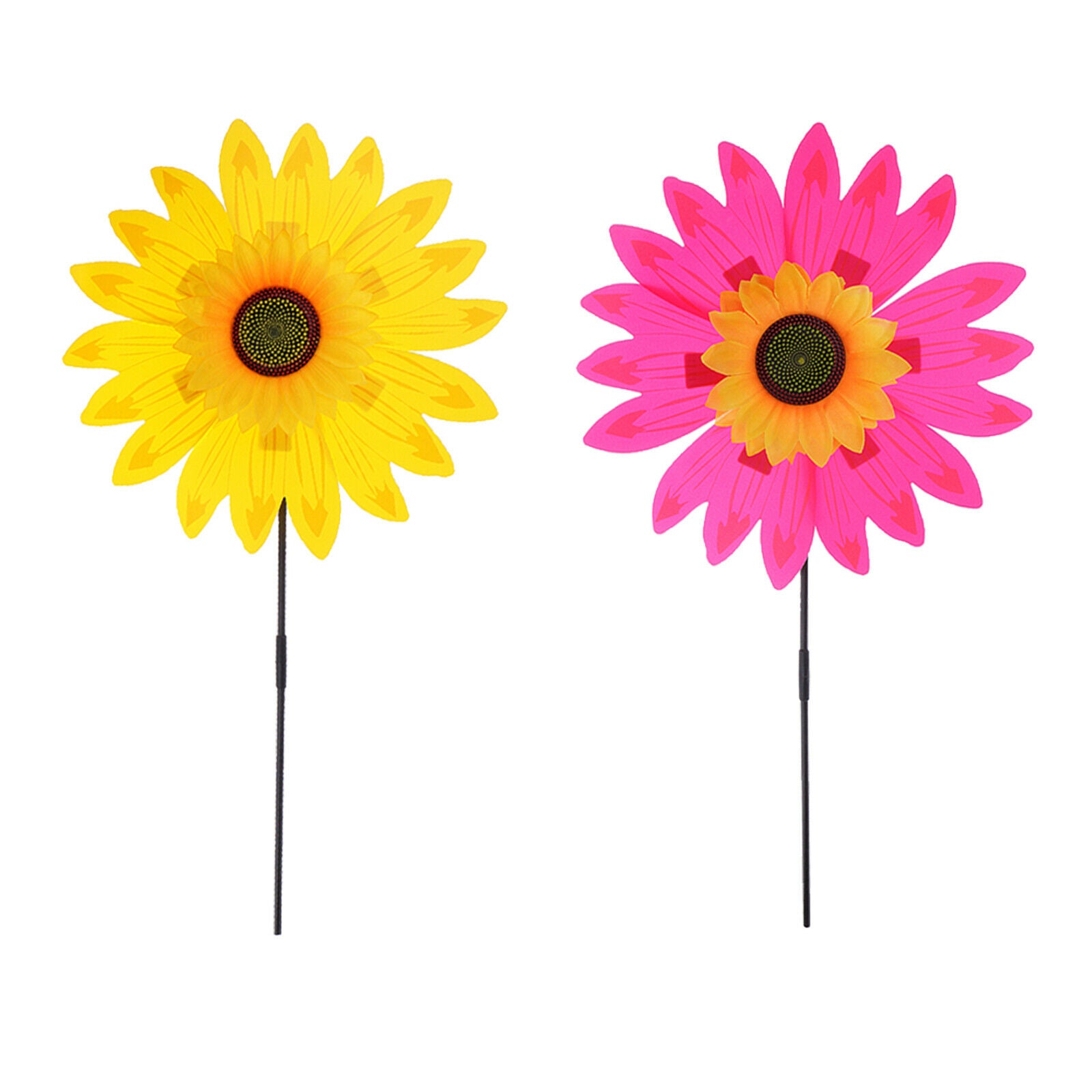 2PCS Windmill Outside Yard Garden Outdoor Toys for Kids Whimsical Gifts