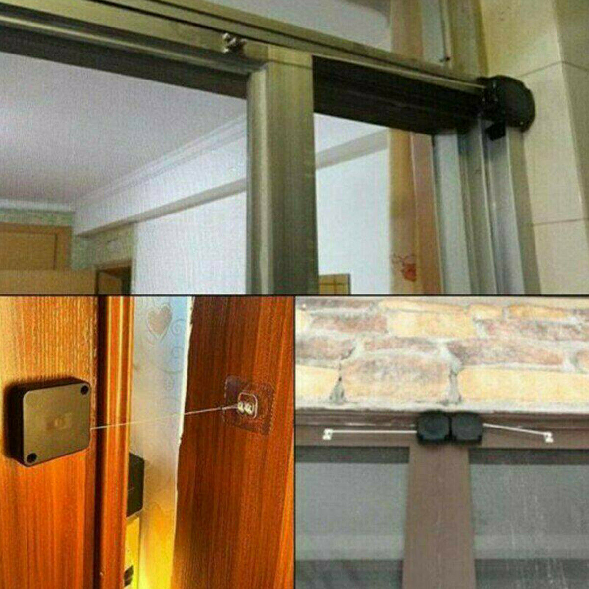 5PCS Punch-free Automatic Sensor Door Closer Portable Home Office Doors Off