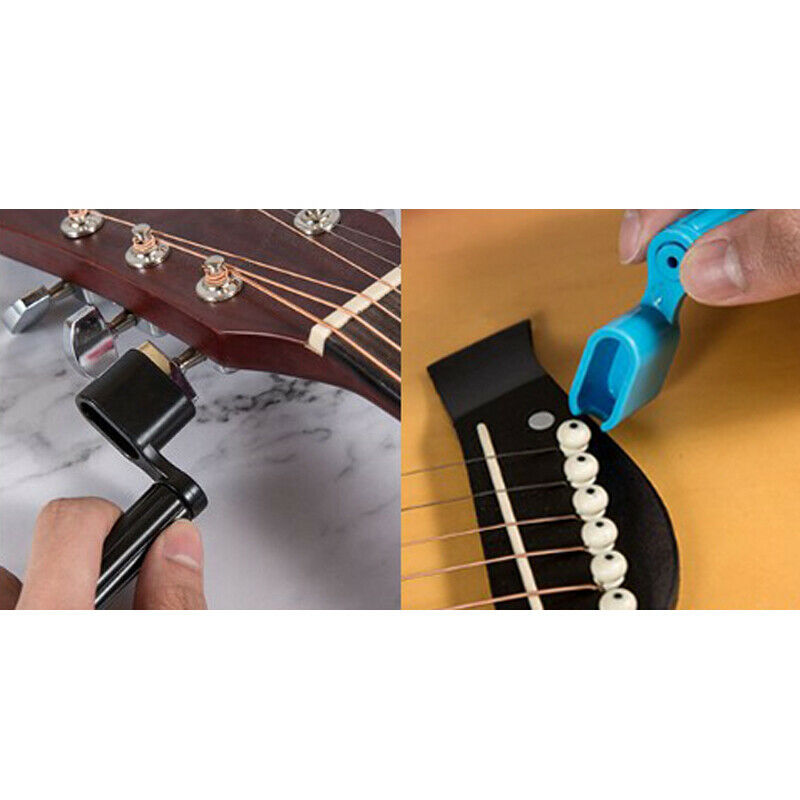 1pc String Winder Plastic String Peg Winder Bridge Pin Puller Guitar Repa.l8