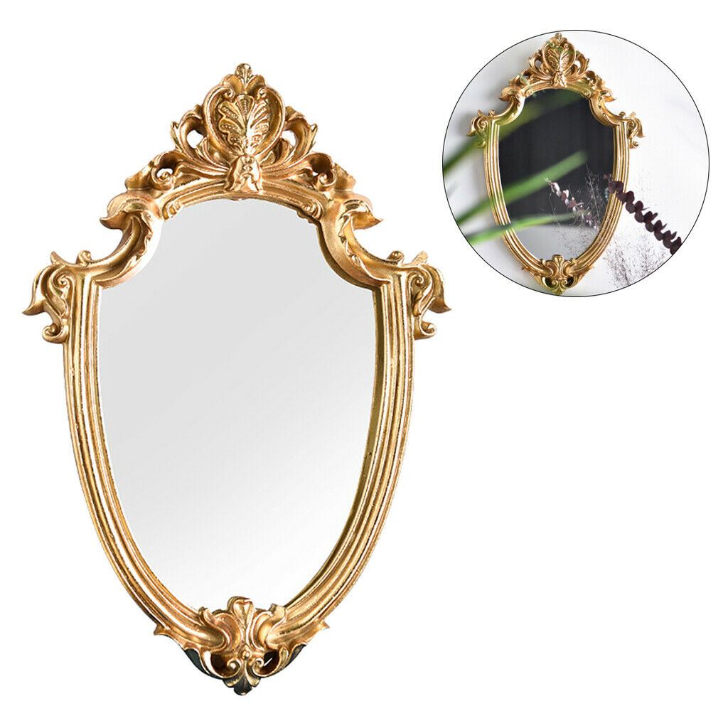 Makeup Mirror Wall Oval Shaped Dresser Vanity Mirrors Home Decor Photo Props