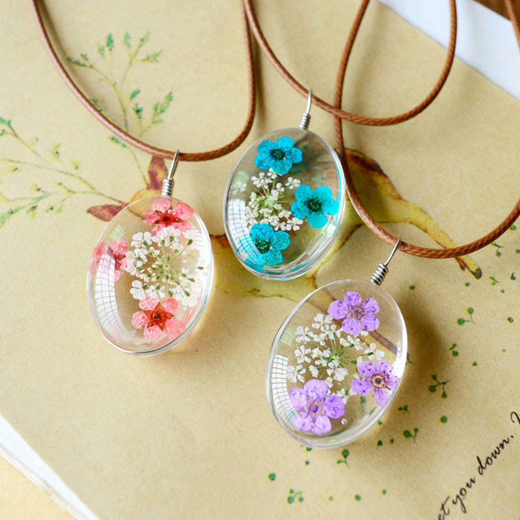 12Pcs Real Dry Press Babysbreath Flower Natural Pressed Dried Flowers Leaves for