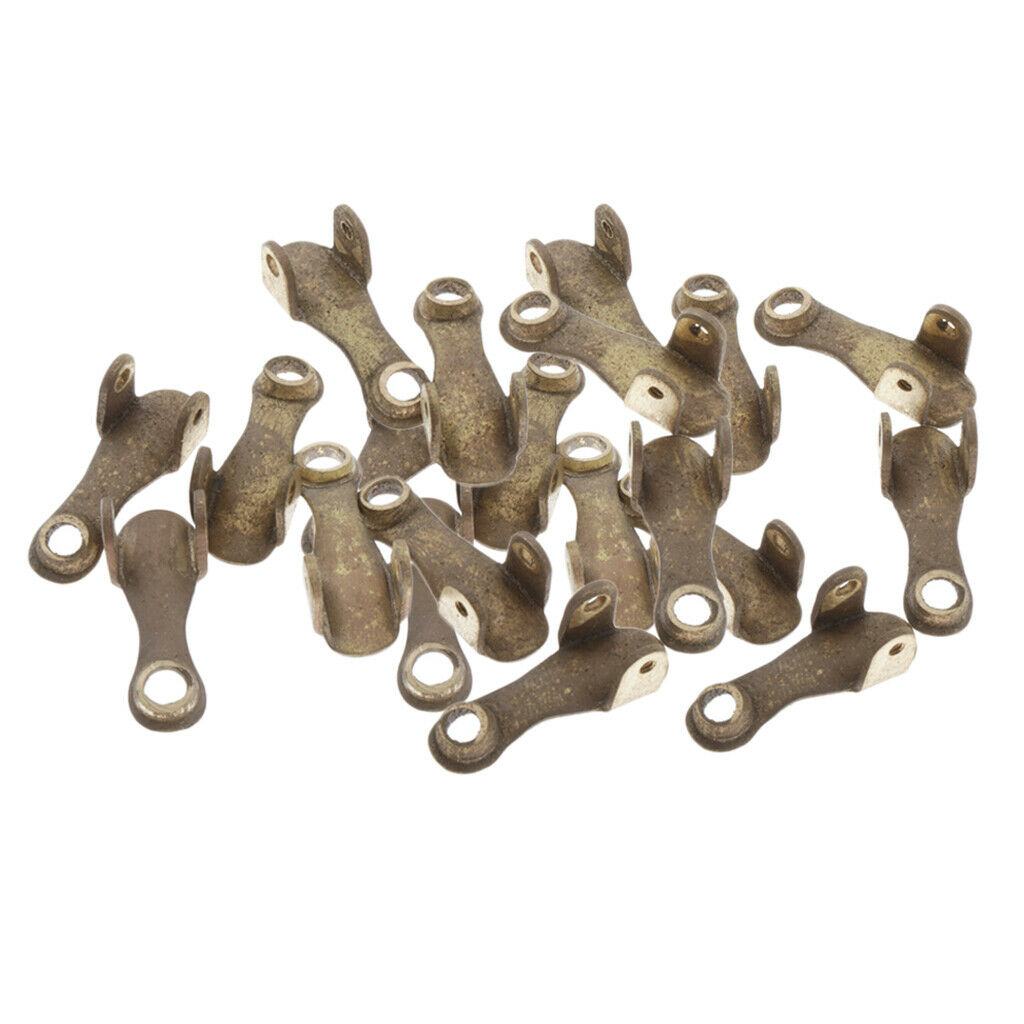 20 Pieces Small Trumpet Water Key  Replacement Trumpet Base Parts