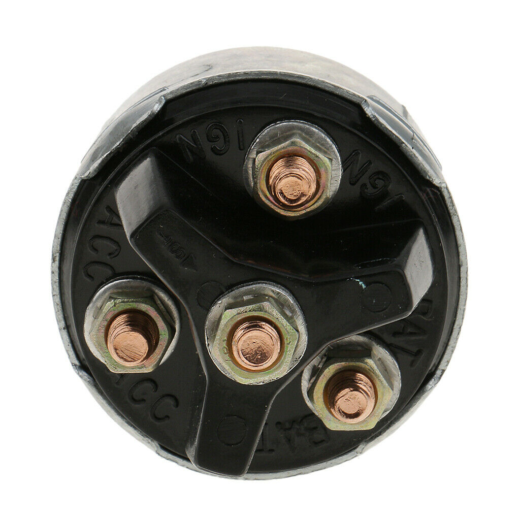 Universal OFF/ON Start Ignition Switch Lock Cylinder for Car Bus Tractor