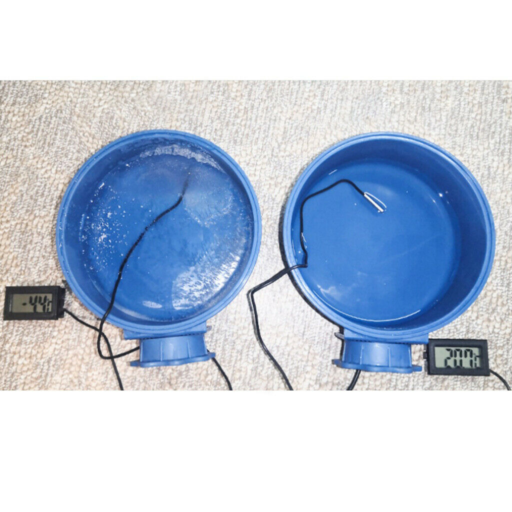 Portable Pet Dog Insulated Water Bowls Dogs Feeder For Small Dogs Dark Blue