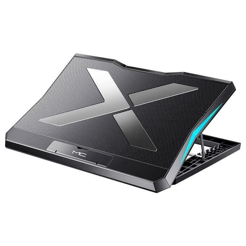 Foldable Laptop Base Stand with Six Cooling Fans 2xUSB for 12-17inch Notebook