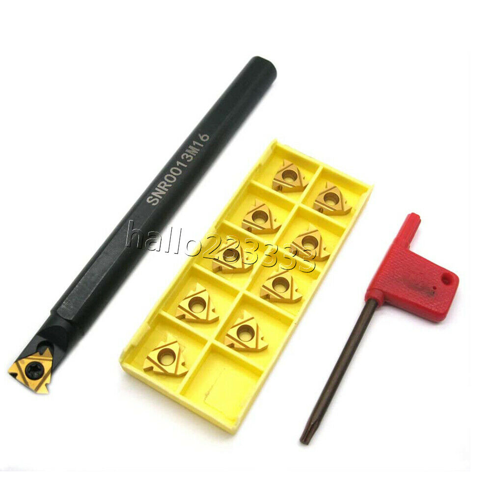 1/2" SNR0013M16 CNC Lathe Threading Turning Tool Holder +16IR AG60 BP010  Insert