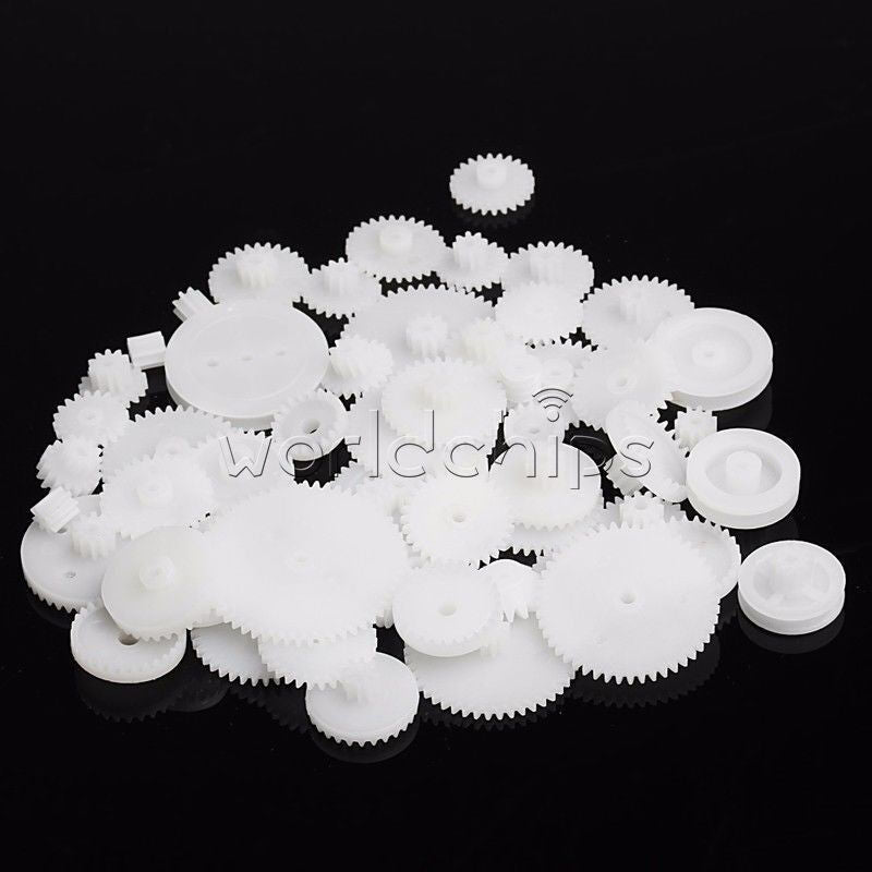 New 58 Styles Plastic Gears All Module 0.5 Robot Parts for DIY Arduino