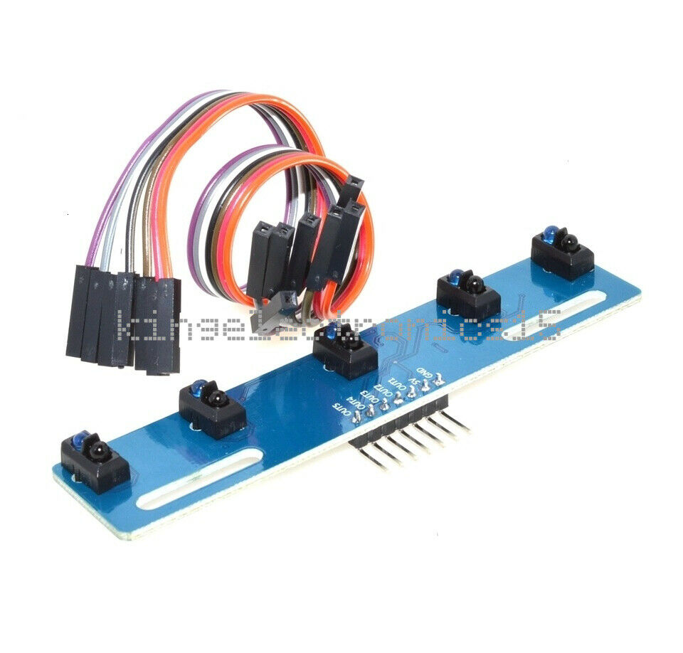 Tcrt5000 5 Channel Infrared Reflective Sensor Kit Barrier Line Track Module