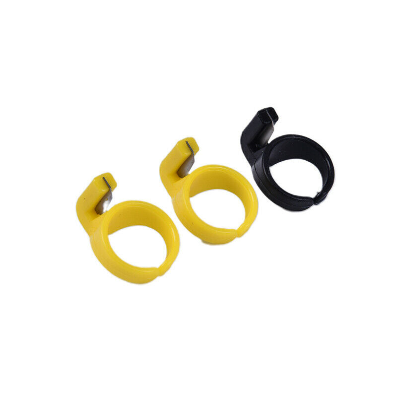 3PCS Home Plastic Thimble Sewing Ring Thread Cutter Finger Needle Craft DIY Y1