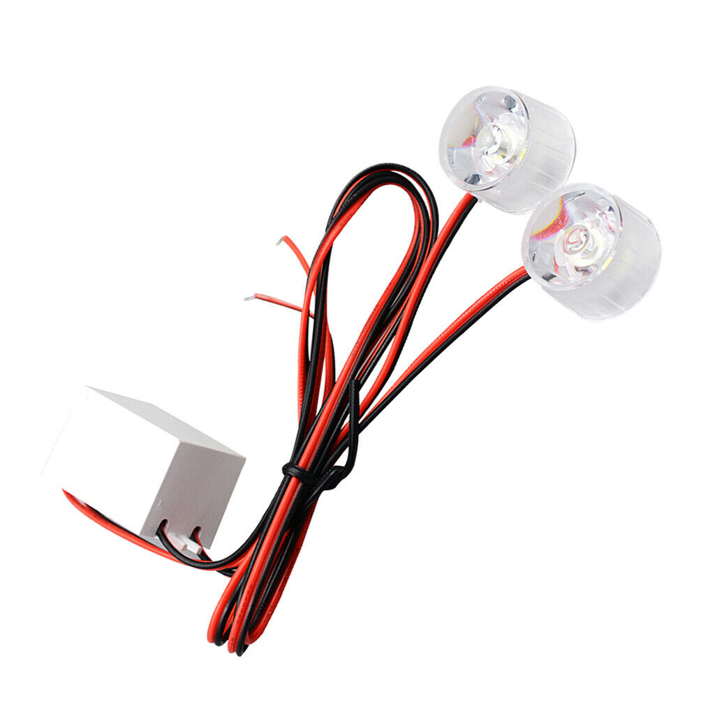 4Pcs Auto ATV Flashing Emergency Traffic Advisor LED Strobe Lights Lamps