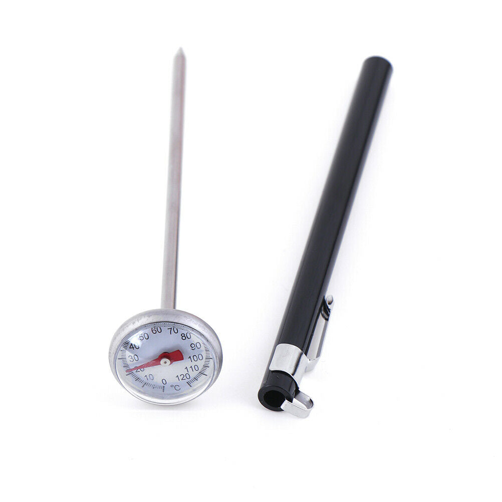 Stainless Steel BBQ food Cooking Meat Coffee Milk Probe Thermometer Gauge tool