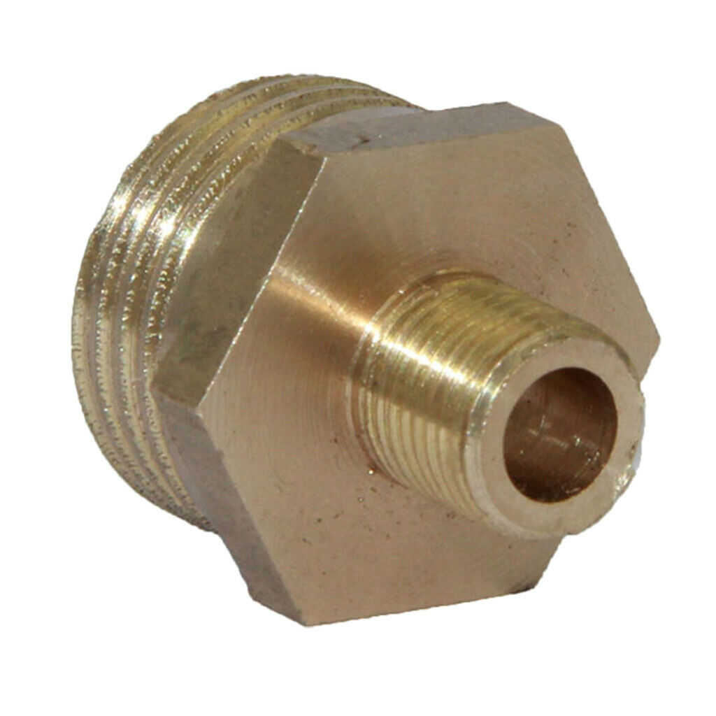 4Pc Brass Barbed Fitting Threaded Coupler Joint Connector 1/2-1/4", 1/2-1/8