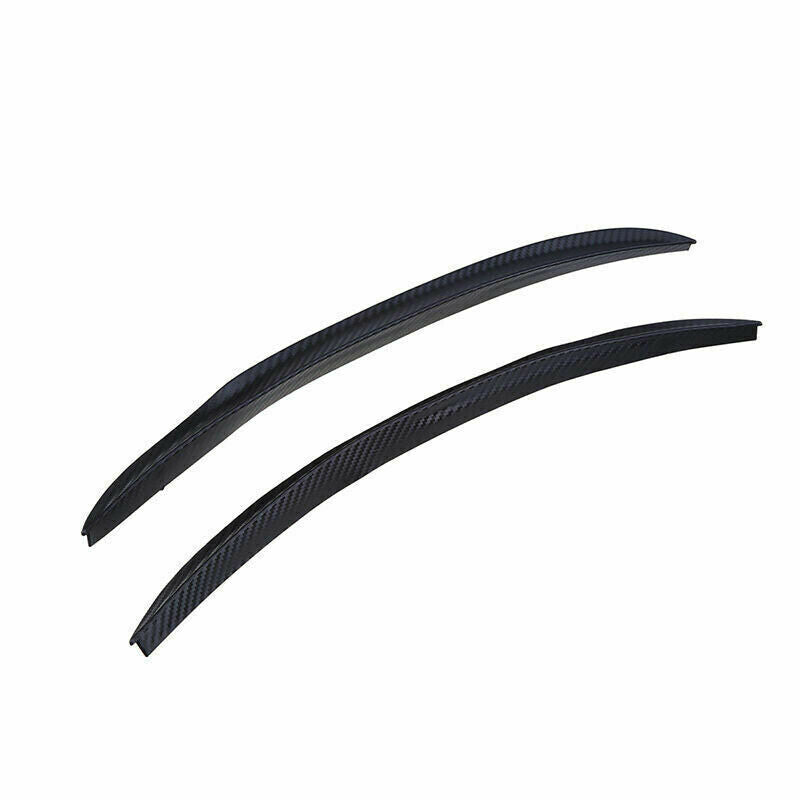 2X Carbon Fiber Car Fender Flare Wheel Eyebrow Protector Wheel Arch Trim .l8