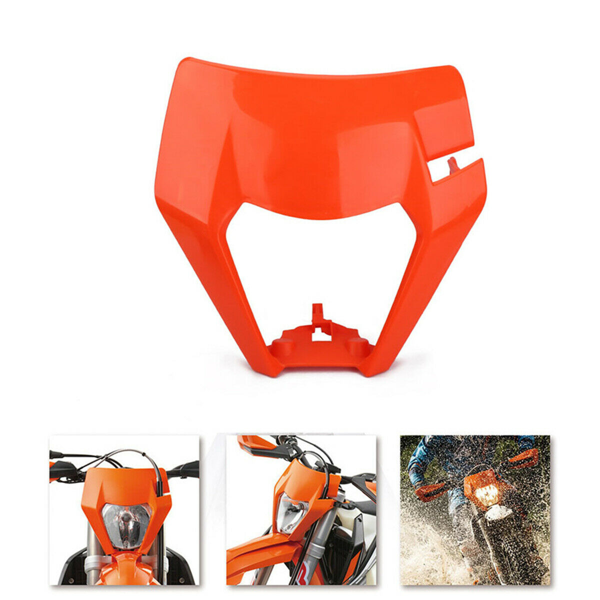 1PCS Universal Motorcycle Headlight Plastic Cover For EXC SX SXS EXCF XCW SMR